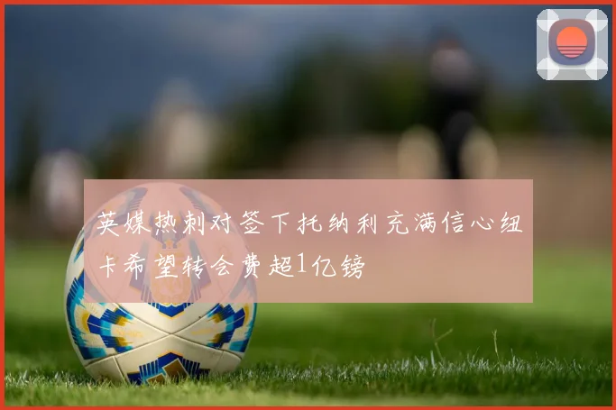 英媒热刺对签下托纳利充满信心纽卡希望转会费超1亿镑